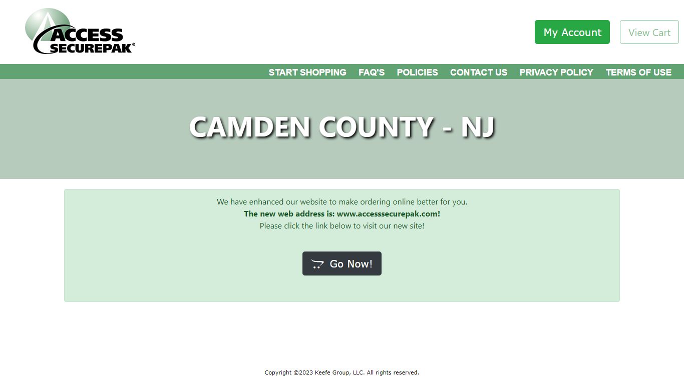 Camden County Jail Package Program - NJ - Access Securepak